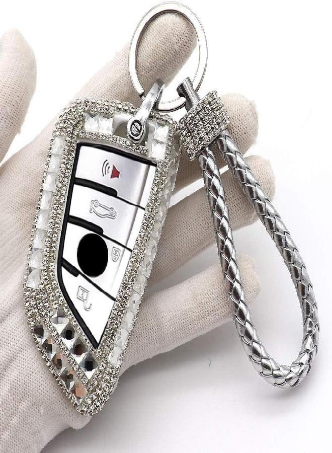 Keyless Entry Remote Control Smart Key Protective Shell Bag Holder Fob Case Key Chain Cover - Image 4